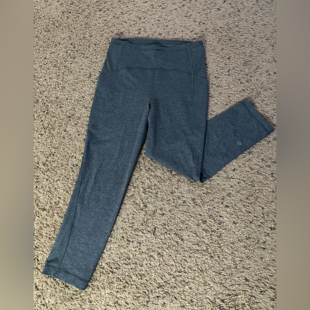 Lululemon Speed Crop 21” - heathered black (dark gray)